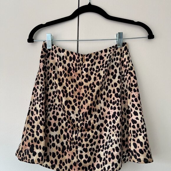 Princess Polly Jemima Grace Leopard Print Mini Skirt - Picture 3 of 4